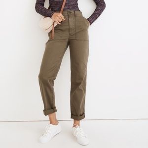 Madewell Perfect Vintage Straight Workwear Pant - NWT!